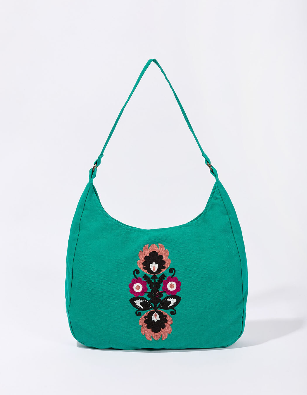 Sac besace coton brodé imprimé La Fiancée