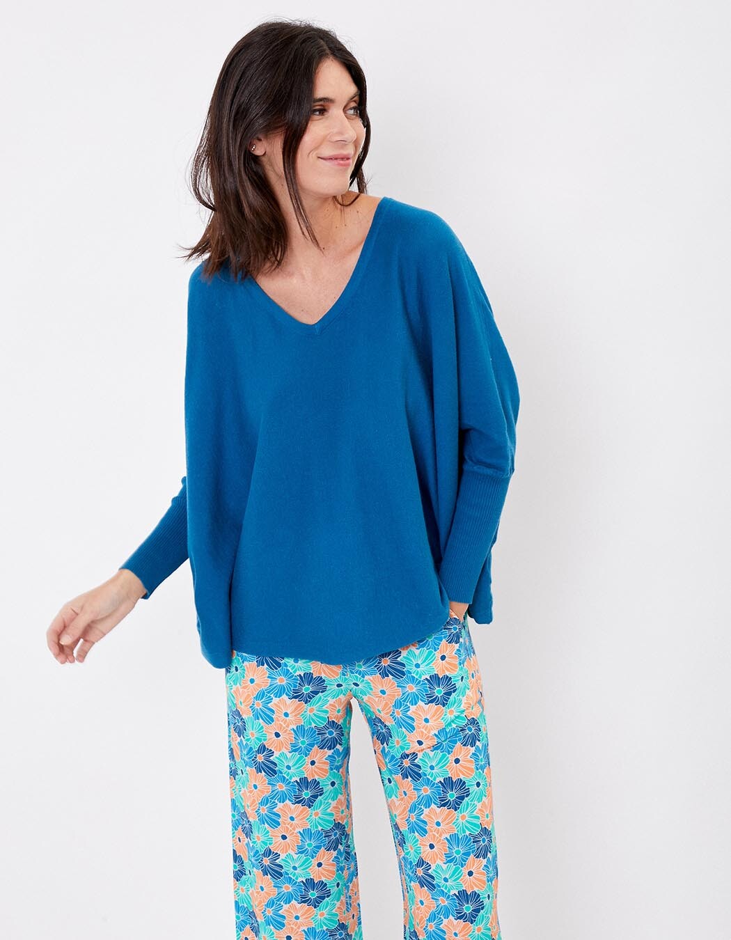 Pull oversize maille femme imprimé La Fiancée