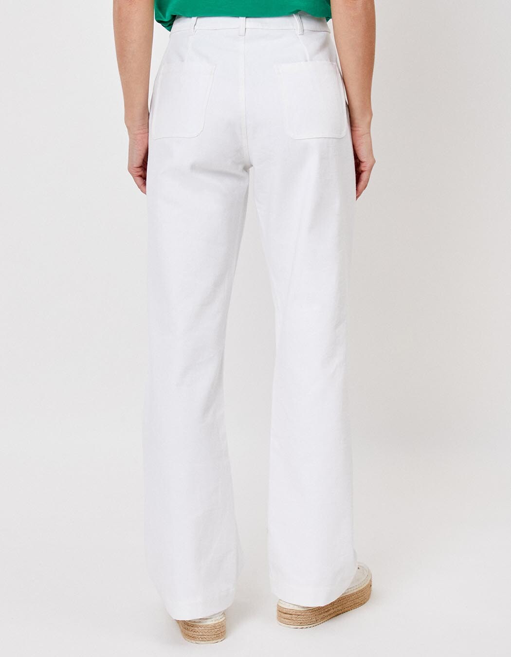 Pantalon droit coton bio épais imprimé La Fiancée