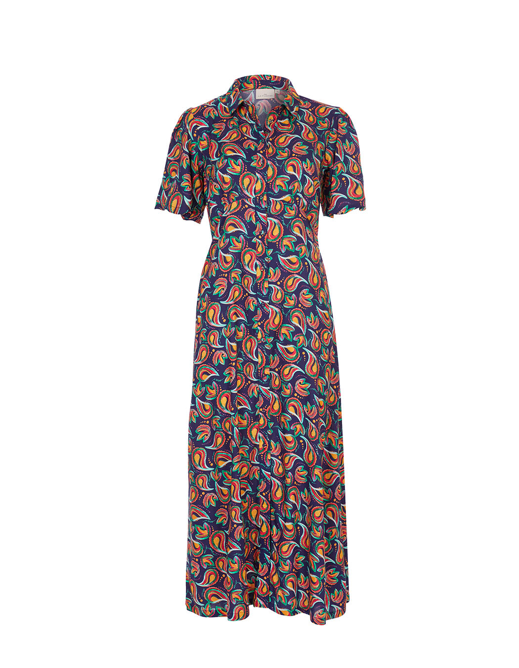 Robe chemise longue fluide imprimé La Fiancée