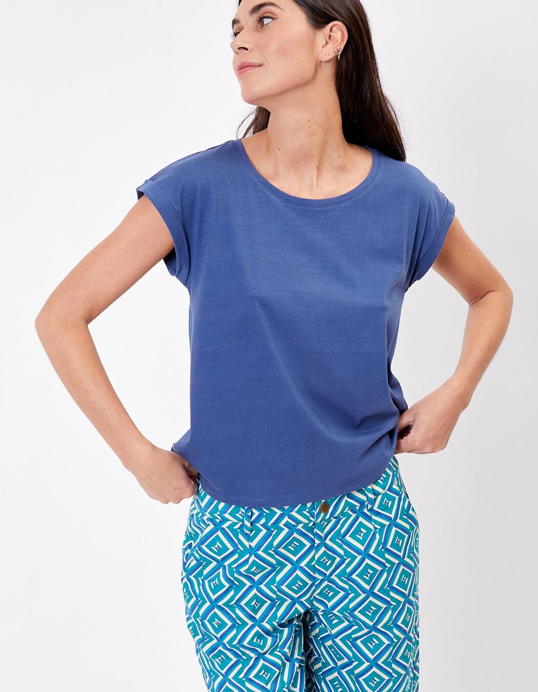 Tee shirt coton bio dentelle imprimé La Fiancée