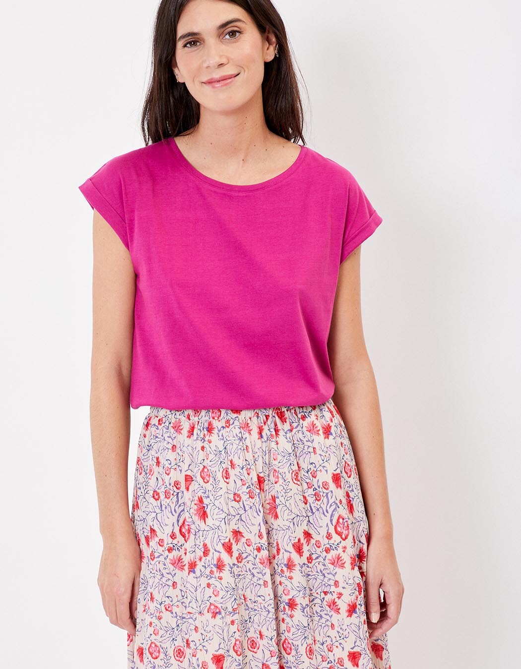 Tee shirt coton bio dentelle imprimé La Fiancée