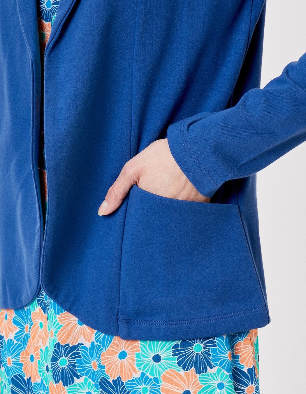 Veste souple maille bio imprimé La Fiancée