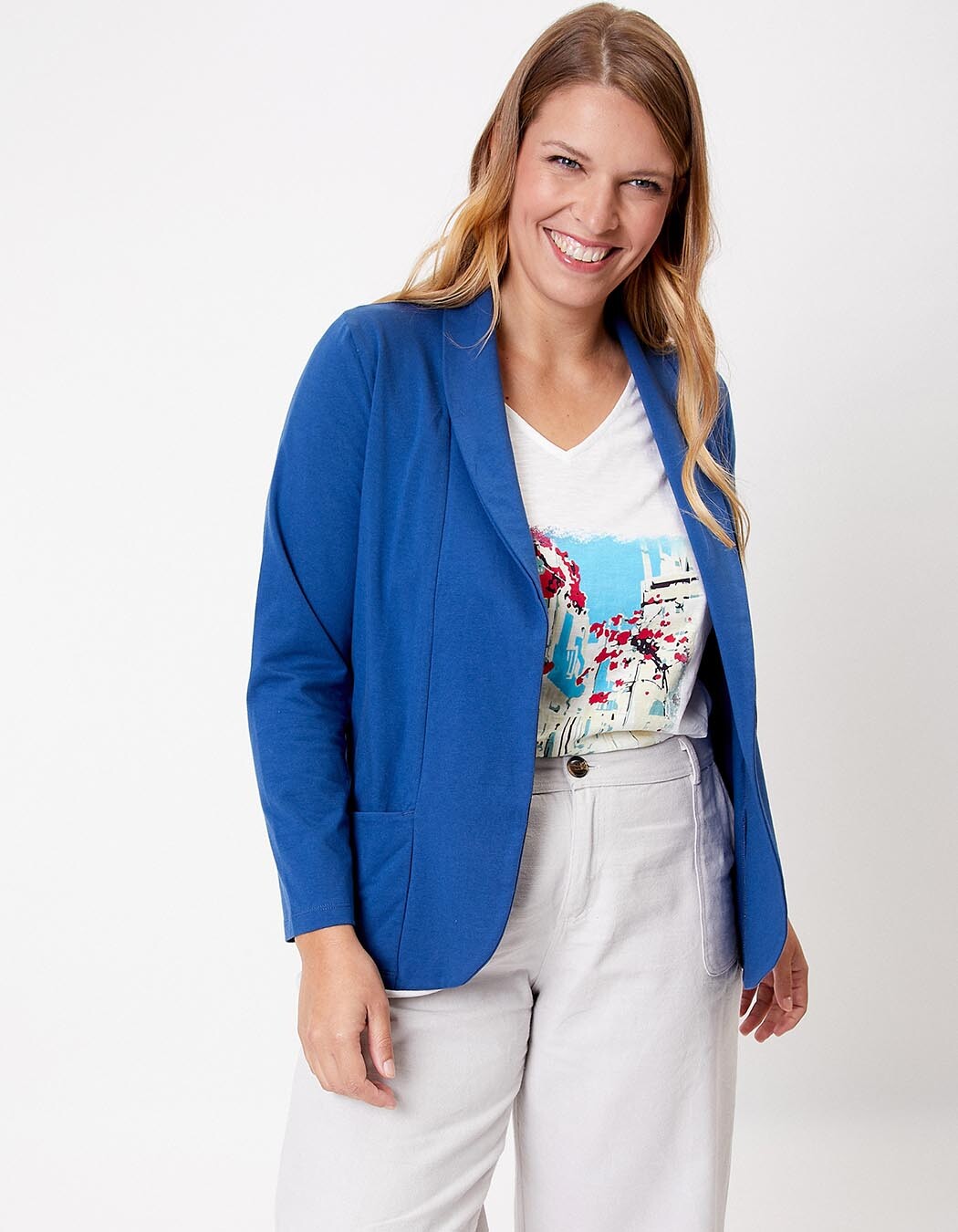 Veste souple maille bio imprimé La Fiancée