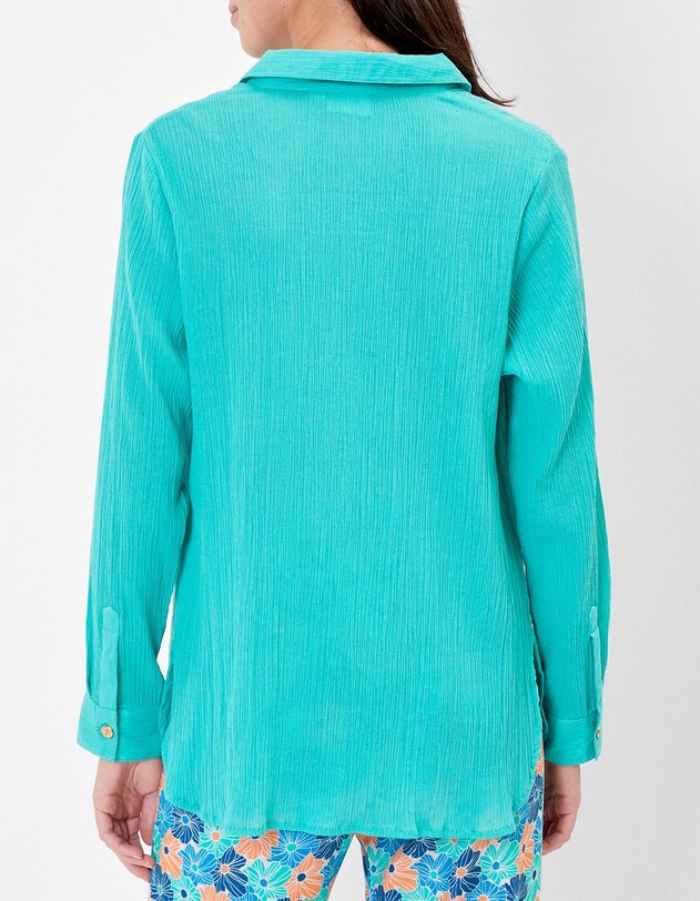 Chemise droite coton bio imprim&eacute; La Fianc&eacute;e