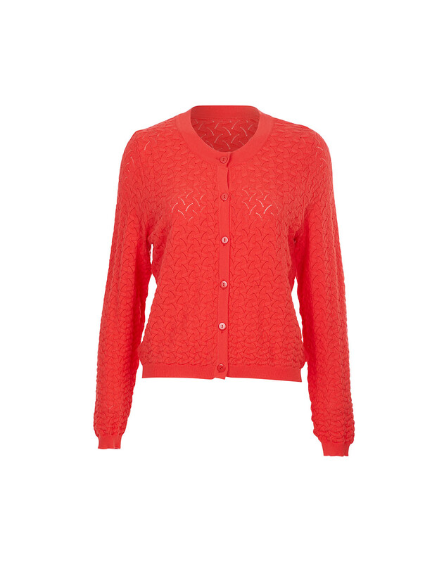 Gilet maille fantaisie imprim&eacute; La Fianc&eacute;e