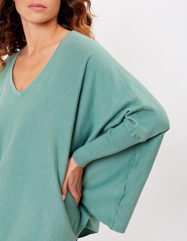 Pull oversize maille femme imprim&eacute; La Fianc&eacute;e