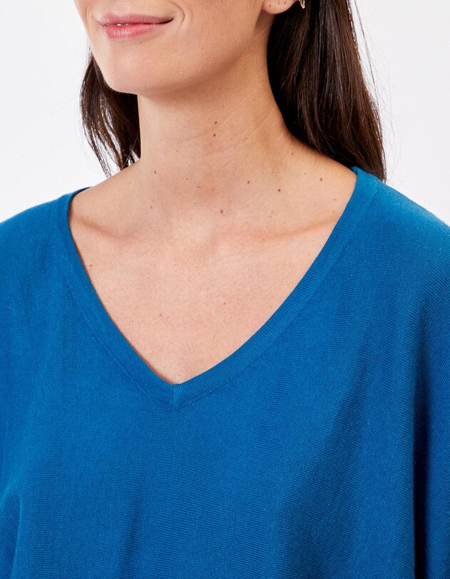 Pull oversize maille femme imprim&eacute; La Fianc&eacute;e