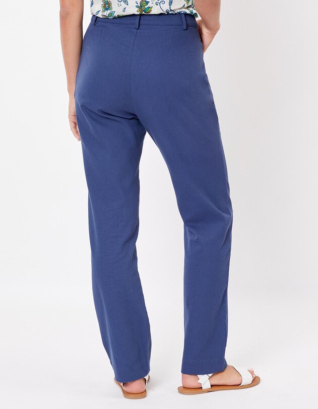 Pantalon cigarette coton imprim&eacute; La Fianc&eacute;e