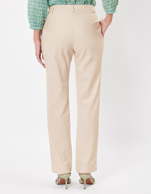 Pantalon cigarette coton imprim&eacute; La Fianc&eacute;e