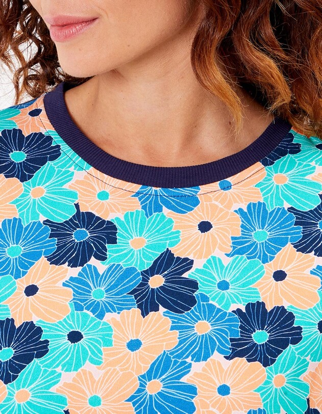 Sweat coton bio imprim&eacute; imprim&eacute; La Fianc&eacute;e