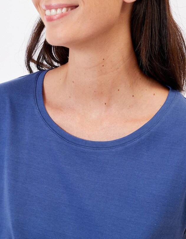 Tee shirt coton bio dentelle imprim&eacute; La Fianc&eacute;e