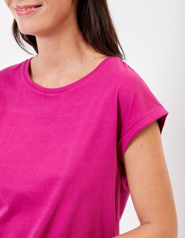 Tee shirt coton bio dentelle imprim&eacute; La Fianc&eacute;e