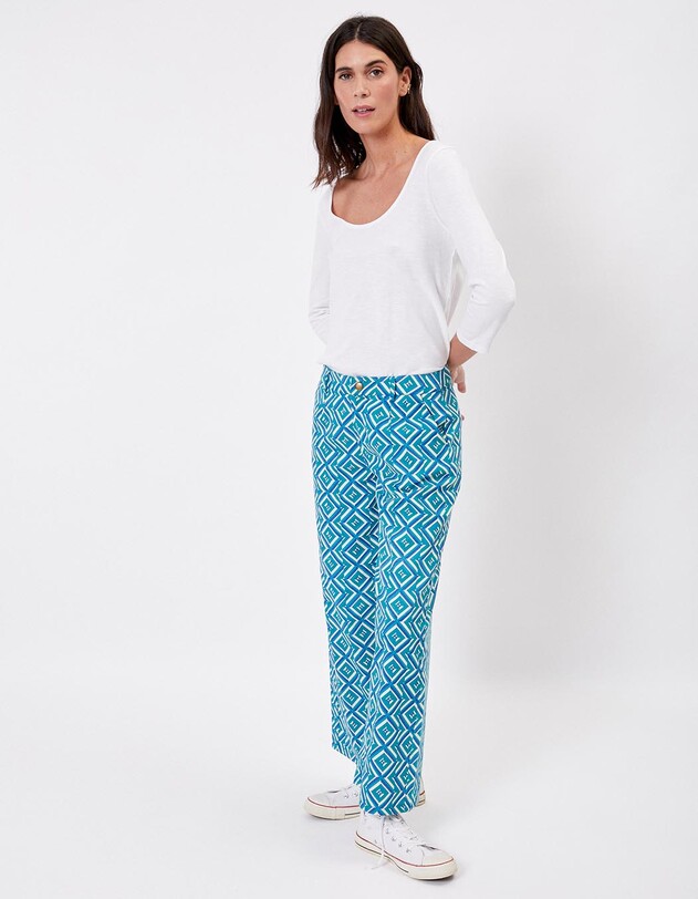T-shirt uni coton flamm&eacute; bio manches 3/4 imprim&eacute; La Fianc&eacute;e