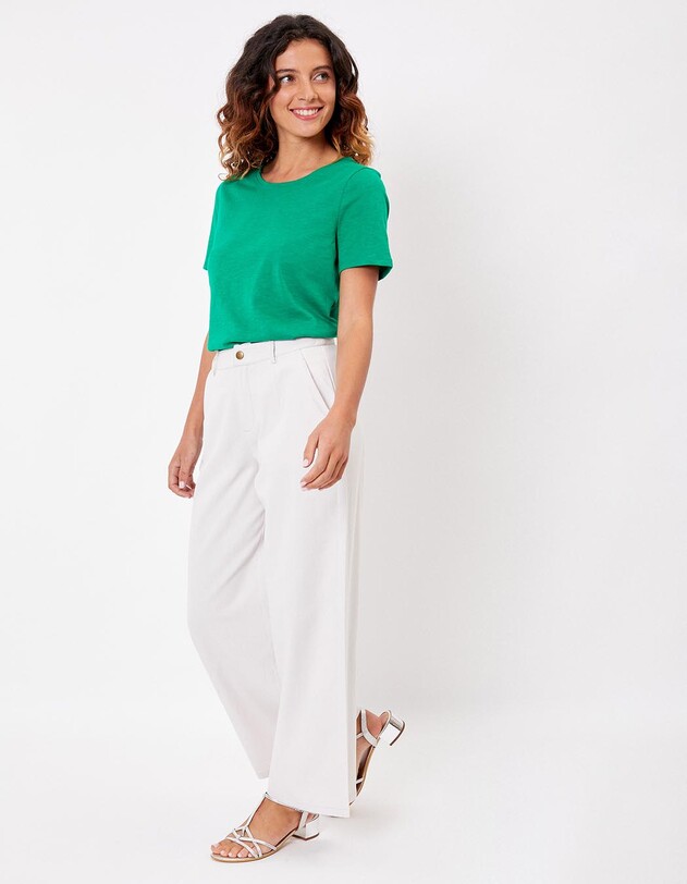 T-shirt coton flamm&eacute; bio imprim&eacute; La Fianc&eacute;e