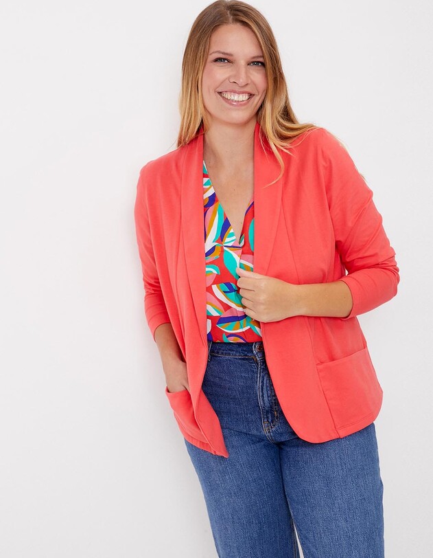 Veste souple maille bio imprim&eacute; La Fianc&eacute;e