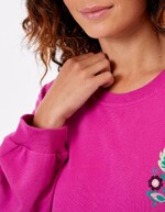 Sweat brodé coton biologique imprimé La Fiancée
