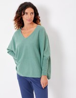 Pull oversize maille femme imprimé La Fiancée