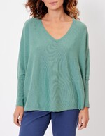 Pull oversize maille femme imprimé La Fiancée