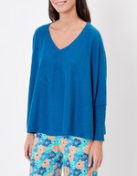 Pull oversize maille femme imprimé La Fiancée