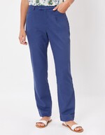 Pantalon cigarette coton imprimé La Fiancée