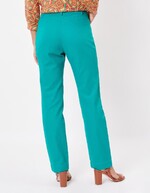 Pantalon cigarette coton imprimé La Fiancée