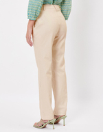 Pantalon cigarette coton imprimé La Fiancée