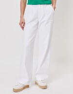 Pantalon droit coton bio épais imprimé La Fiancée