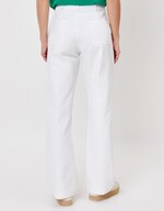 Pantalon droit coton bio épais imprimé La Fiancée