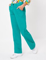 Pantalon droit coton bio épais imprimé La Fiancée