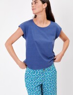Tee shirt coton bio dentelle imprimé La Fiancée