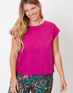 Tee shirt coton bio dentelle imprimé La Fiancée