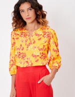 Top fluide manches 3/4 imprimé La Fiancée