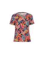 T-shirt coton flammé bio imprimé La Fiancée