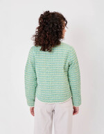 Veste matelassée doublée coton bio imprimé La Fiancée