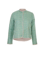 Veste matelassée doublée coton bio imprimé La Fiancée