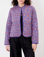 Veste matelassée doublée coton bio imprimé La Fiancée