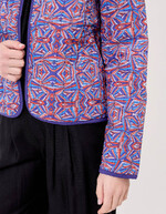 Veste matelassée doublée coton bio imprimé La Fiancée