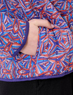 Veste matelassée doublée coton bio imprimé La Fiancée