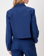 Veste courte en coton bio imprimé La Fiancée