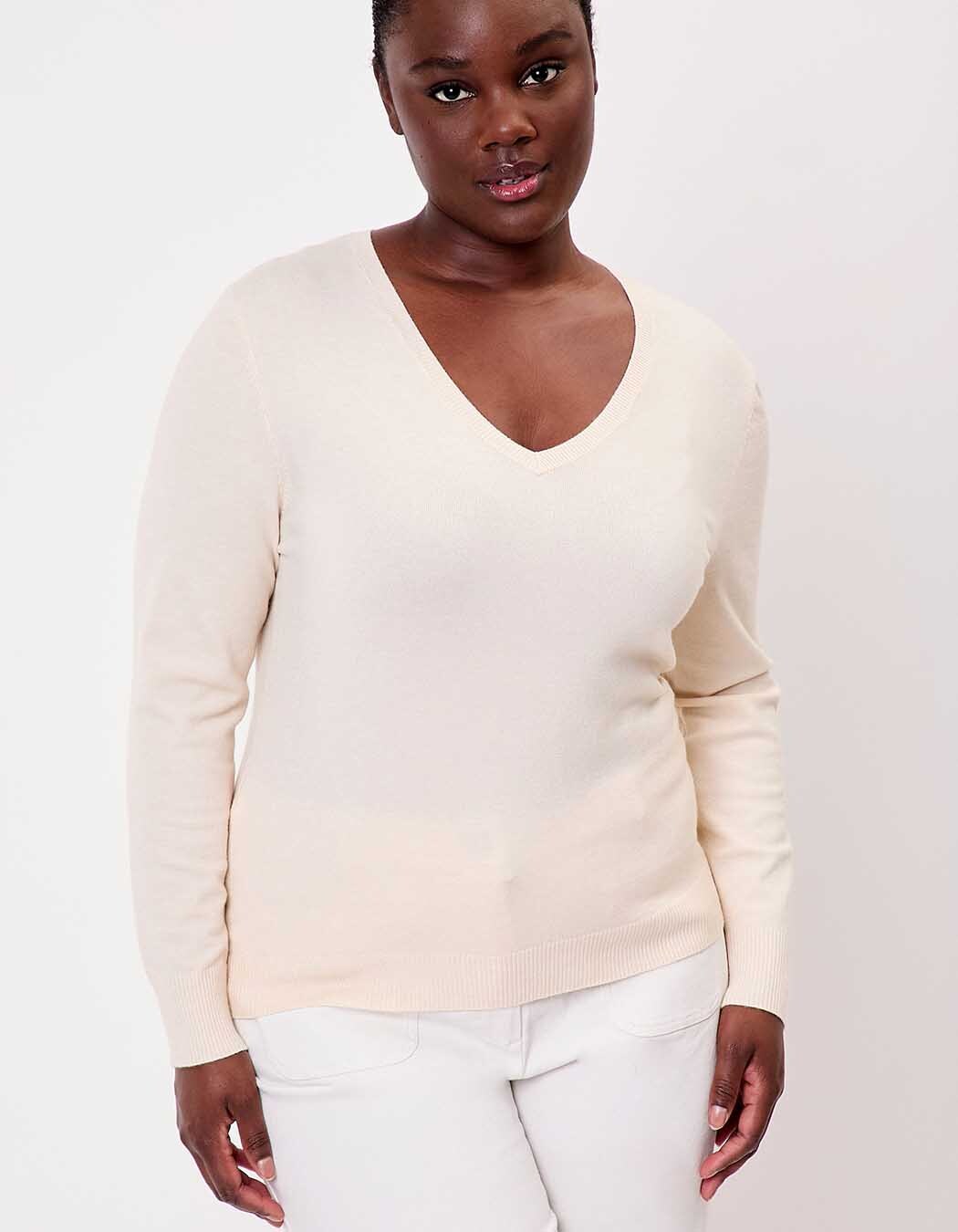 Pull maille col V femme imprimé La Fiancée