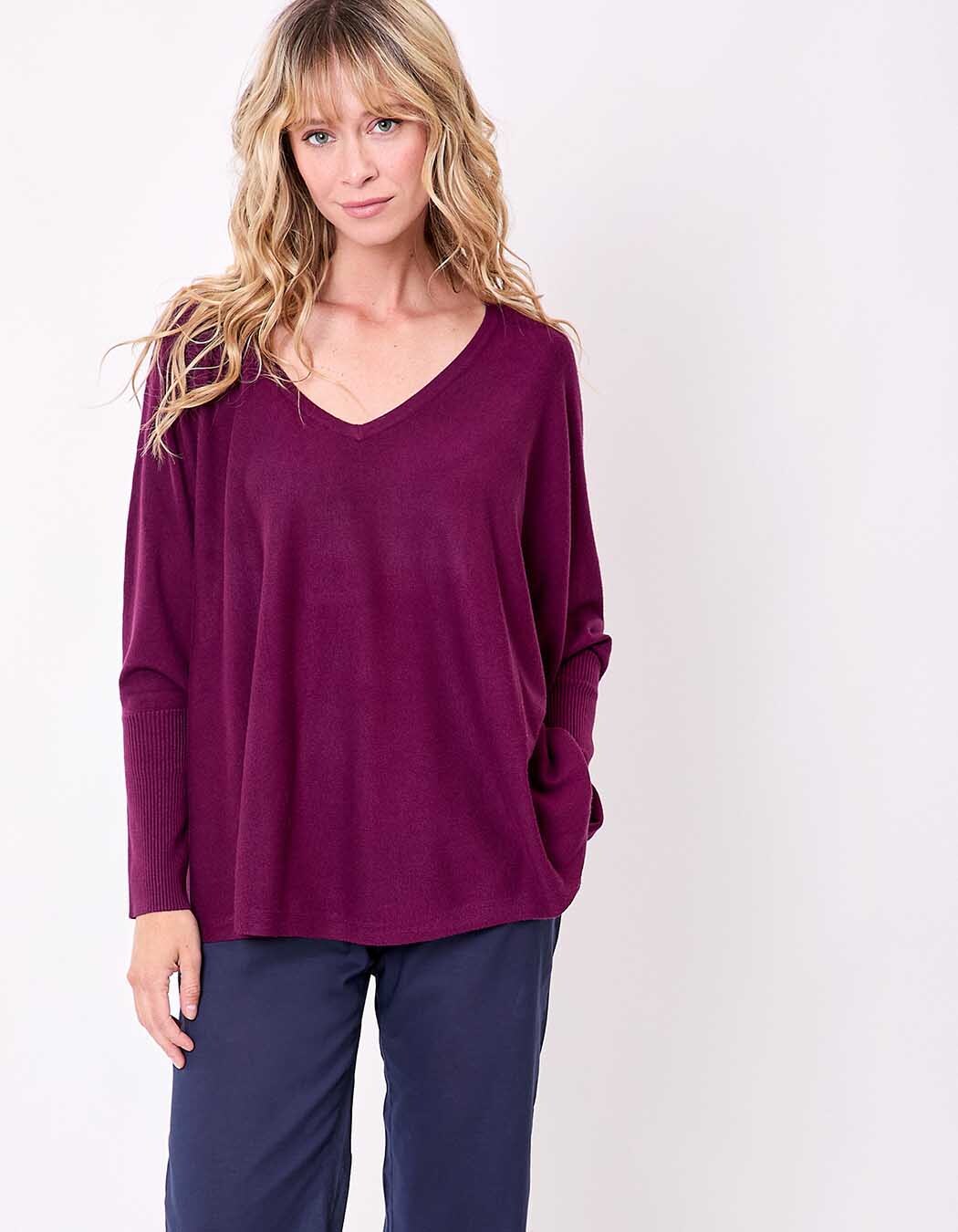 Pull oversize maille femme imprimé La Fiancée