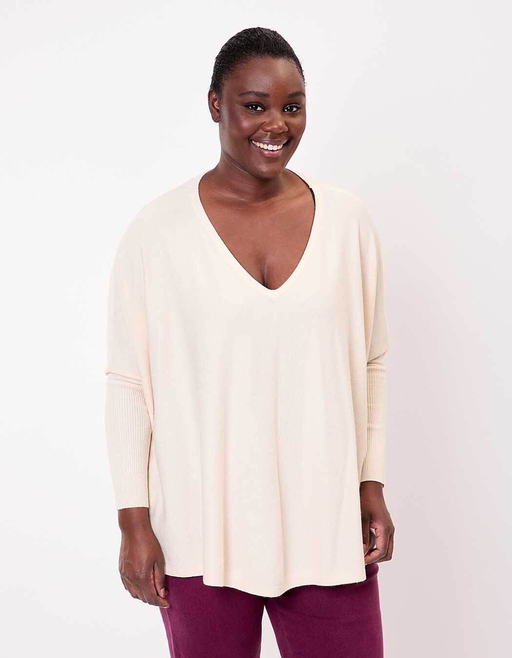 Pull oversize maille femme imprimé La Fiancée