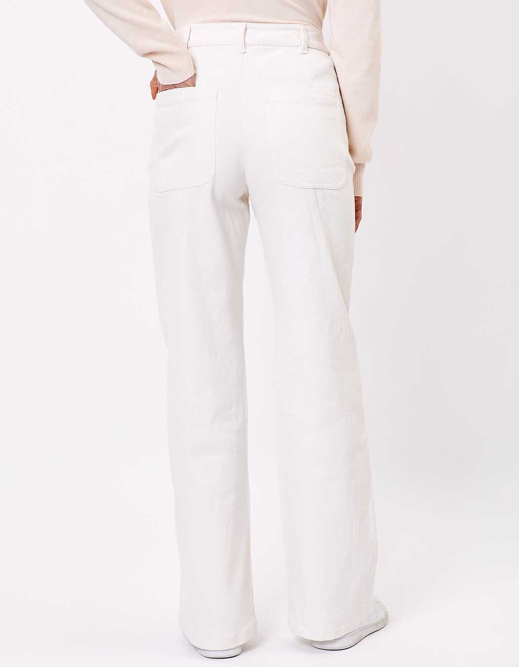 Jean large denim coton bio imprimé La Fiancée