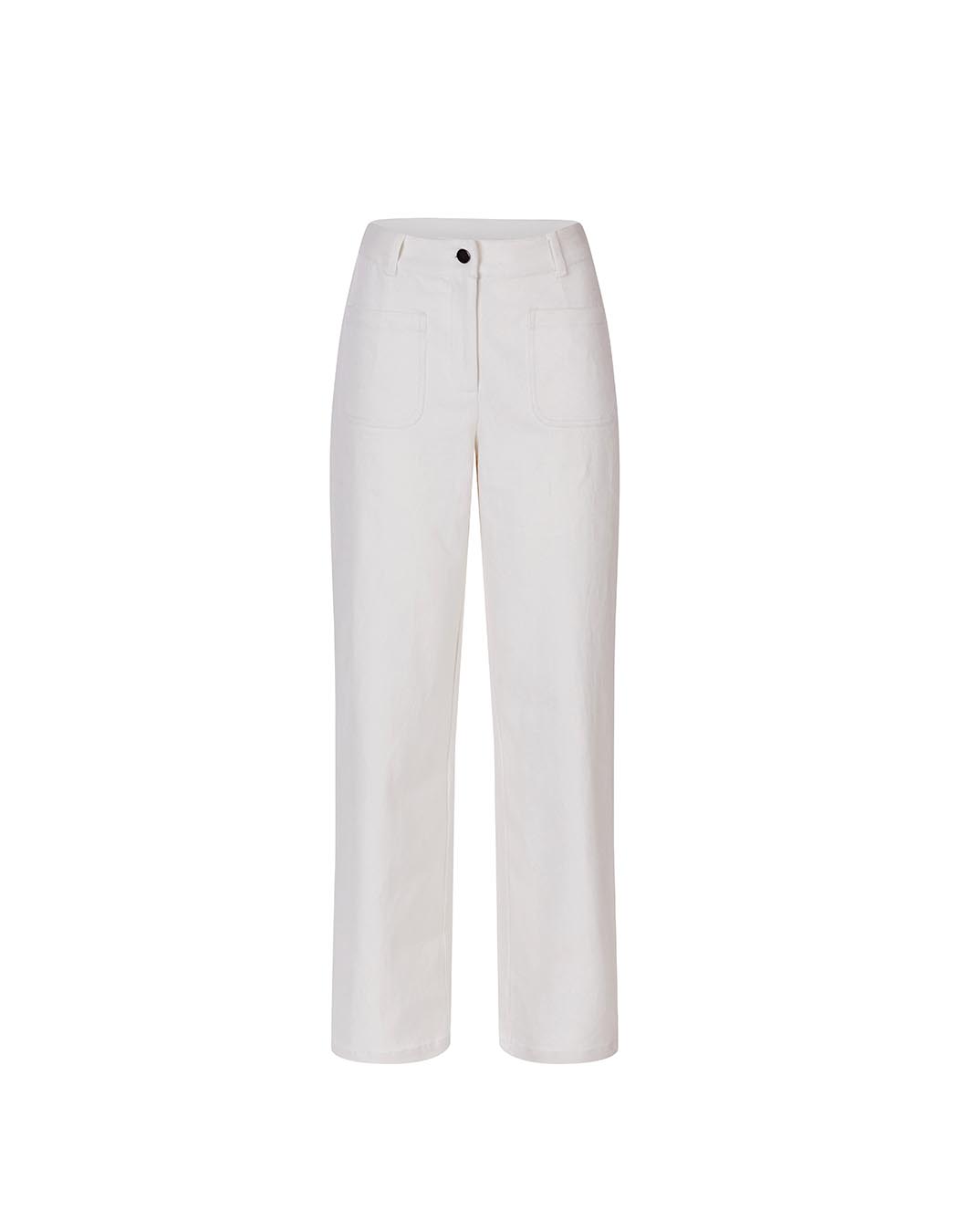 Jean large denim coton bio imprimé La Fiancée