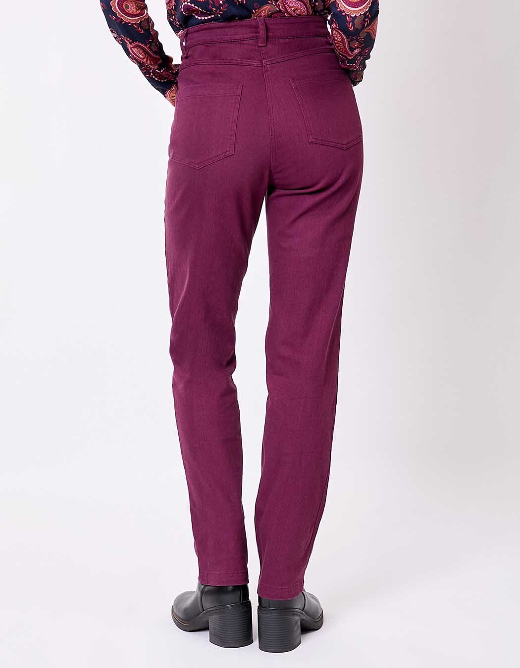 Jean droit denim coton bio imprimé La Fiancée
