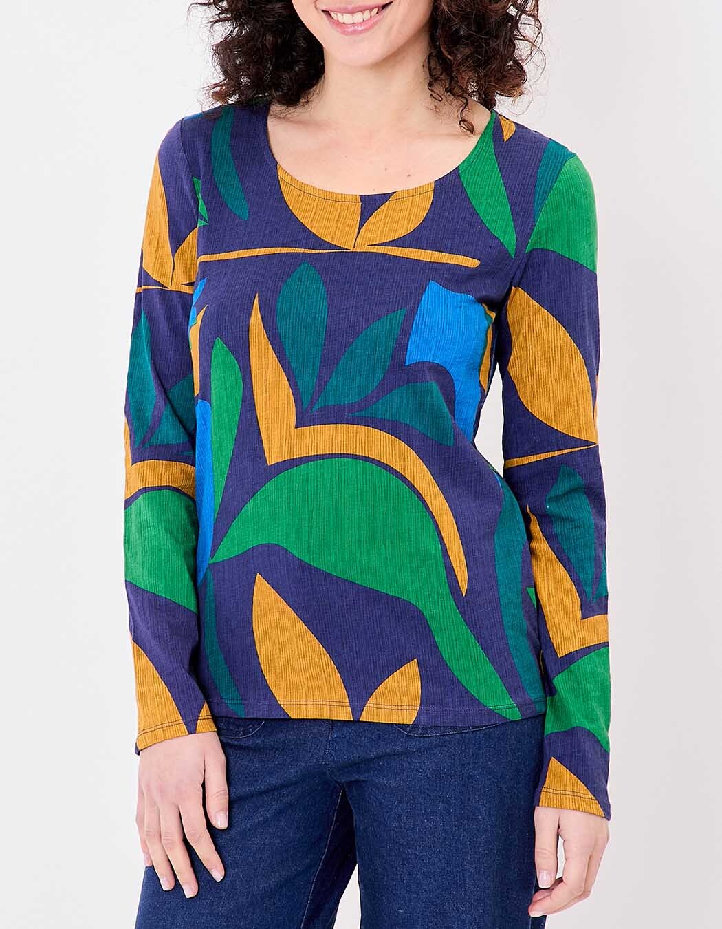 T-shirt coton flammé bio imprimé imprimé La Fiancée