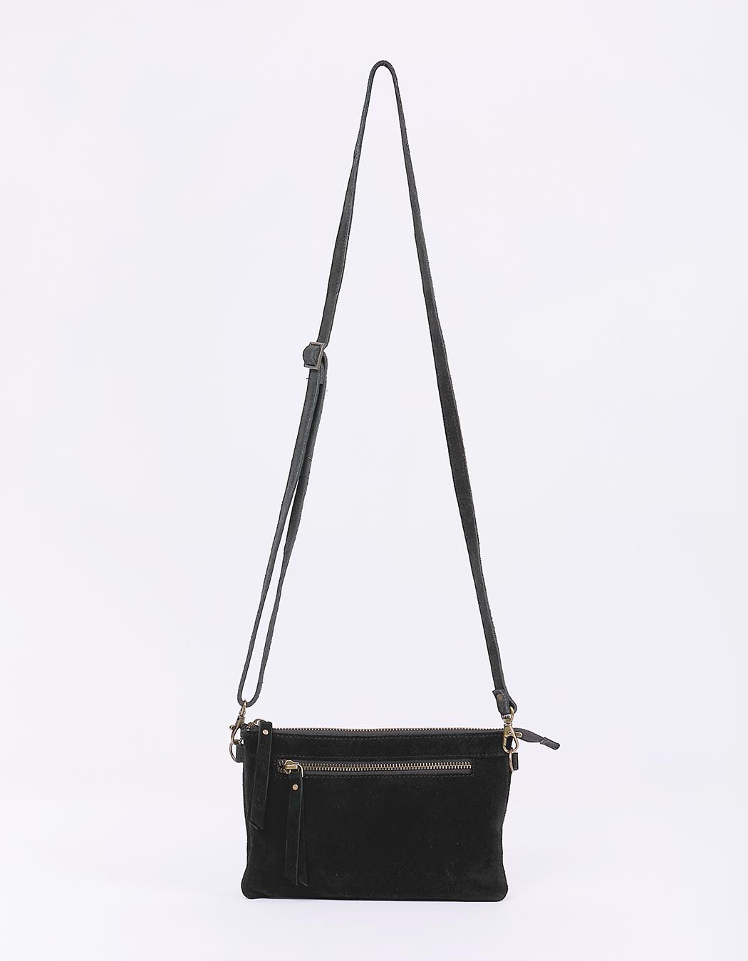 Sac bandoulière en cuir avec double pochette imprimé La Fiancée