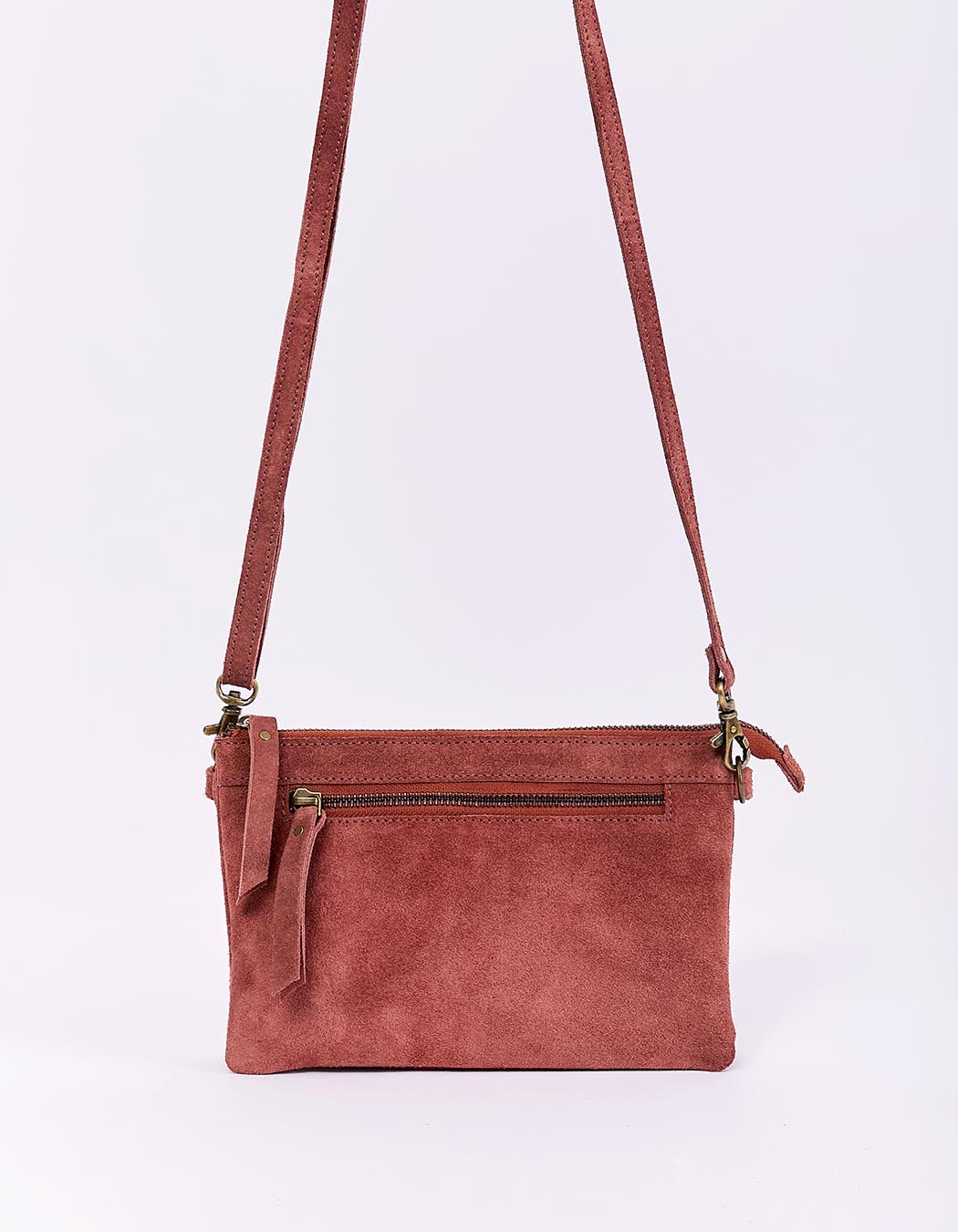 Sac bandoulière en cuir avec double pochette imprimé La Fiancée