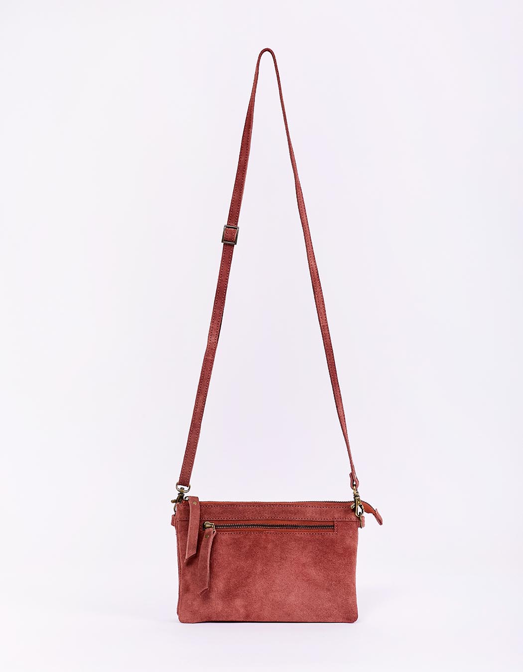 Sac bandoulière en cuir avec double pochette imprimé La Fiancée